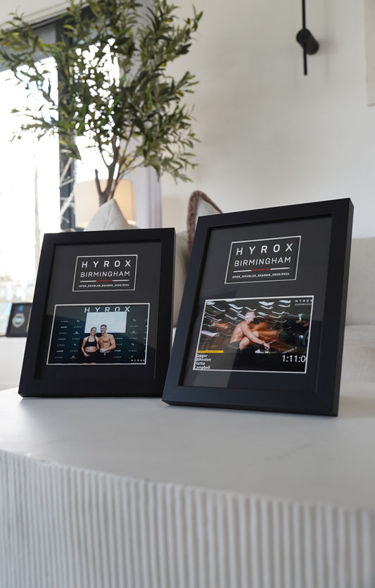 HYROX FINISHER PATCH FRAME LANDSCAPE 2 FRAME BUNDLE (25/26 Season)