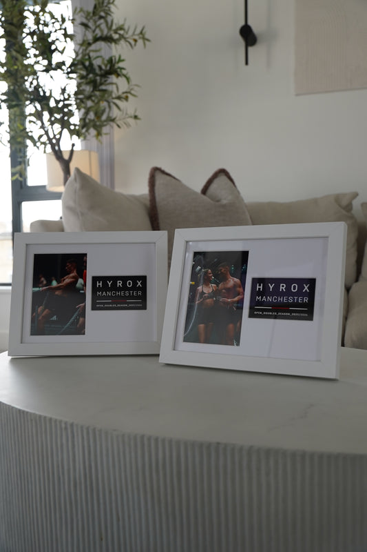 HYROX FINISHER PATCH FRAME WHITE 2 FRAME BUNDLE (25/26 Season)