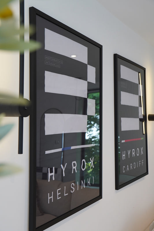 HYROX PODIUM FLAG FRAME