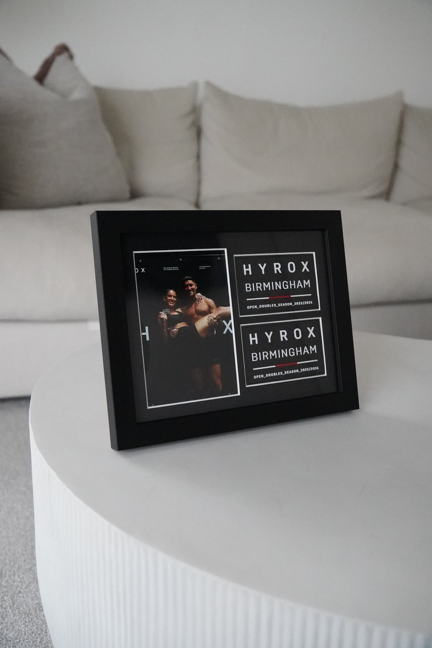 HYROX DOUBLE FINISHER PATCH FRAME (25/26 Season)