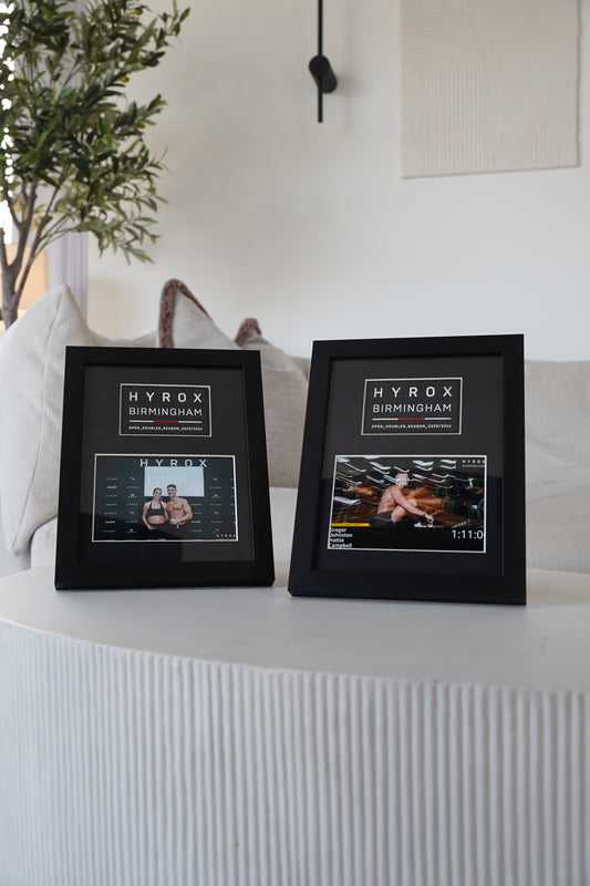 HYROX FINISHER PATCH FRAME LANDSCAPE 2 FRAME BUNDLE (25/26 Season)