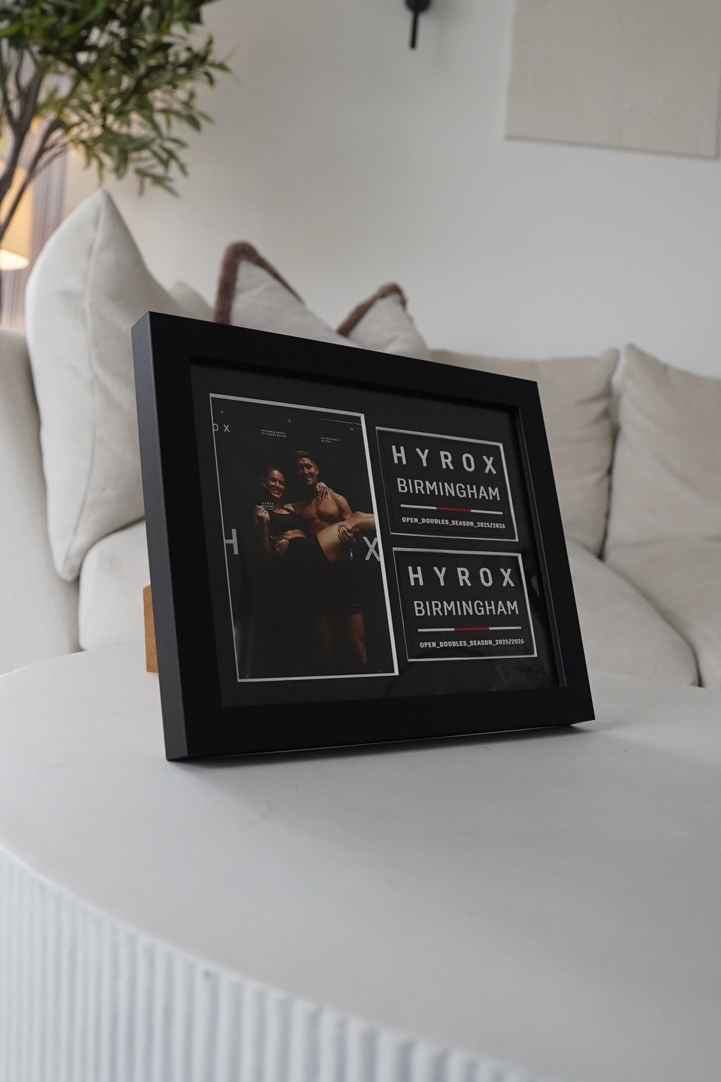 HYROX DOUBLE FINISHER PATCH FRAME (25/26 Season)